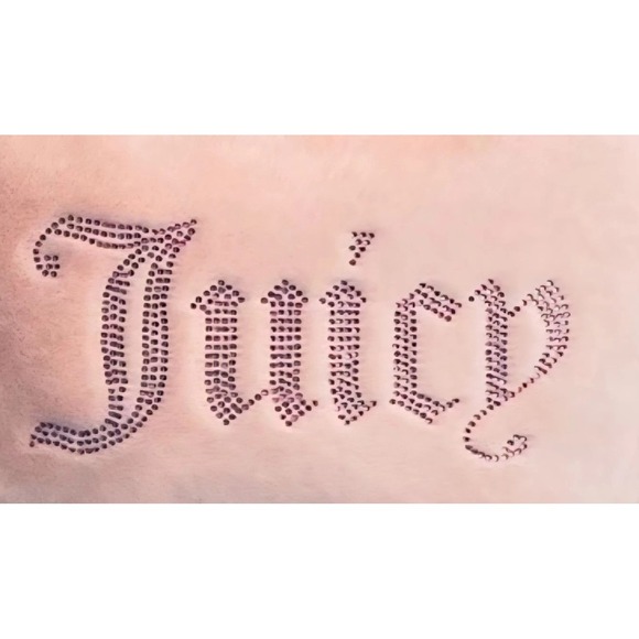 Juicy Couture‎ Light Pink Rhinestone Travel Cosmetic Bag #? - Picture 2 of 3